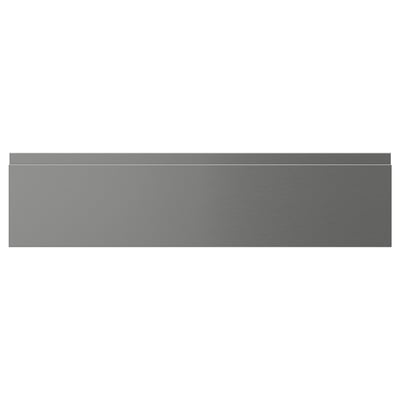 VOXTORP واجهة دُرج, مظهر ستينلس ستيل, ‎80x20 سم‏