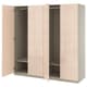 PAX wardrobes with doors