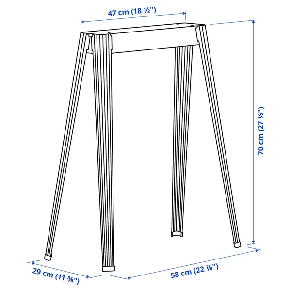ANFALLARE / NÄRSPEL Desk, bamboo/dark grey, 140x65 cm