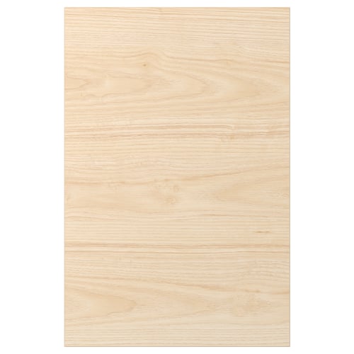 ASKERSUND door: light ash wood, melamine, square, simple design.
