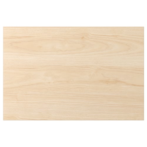 ASKERSUND light ash wood-look panel, rectangular, melamine surface, easy-clean, modern.
