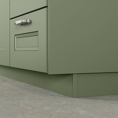 AXSTAD Plinth, grey-green, 220x8 cm