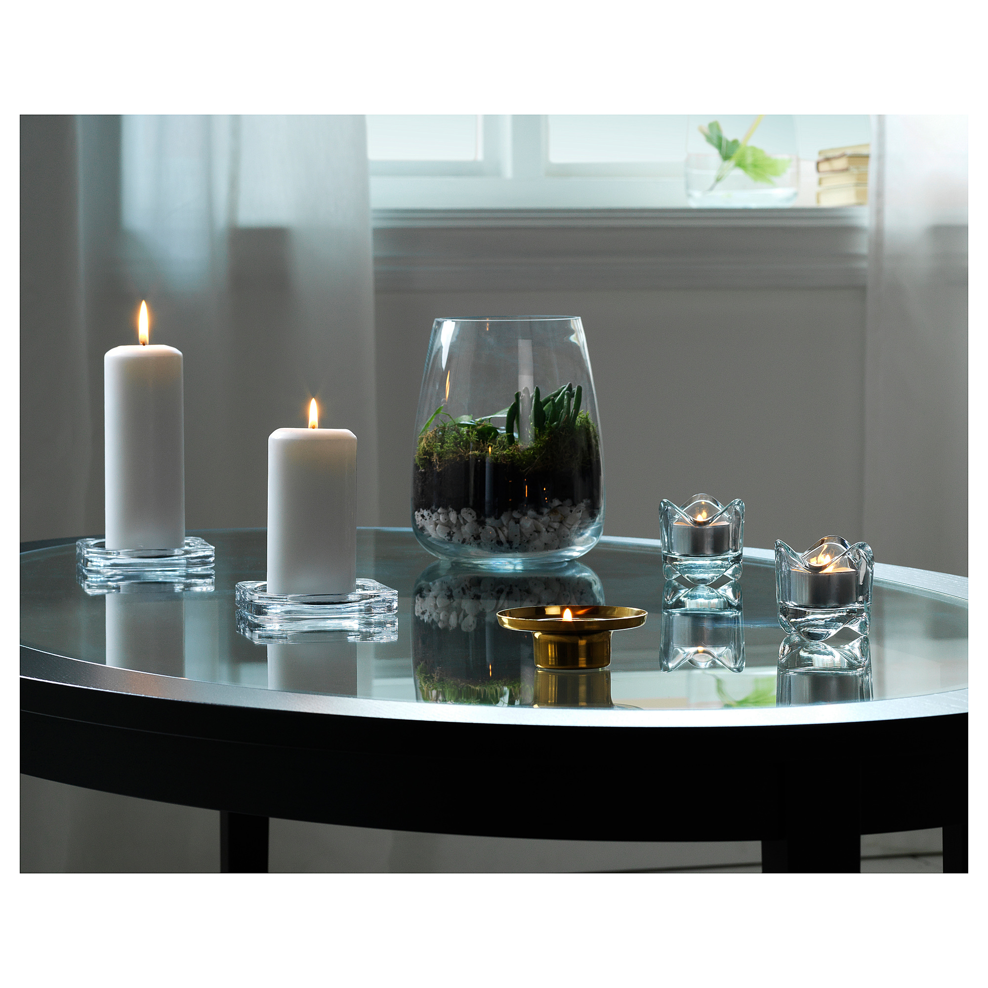 BERÄKNA Vase clear glass IKEA