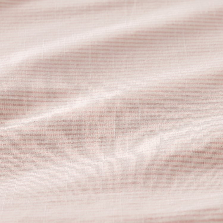 BERGPALM Duvet cover and pillowcase light pink/stripe IKEA