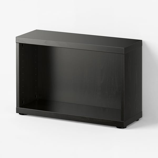 BESTÅ Frame, black-brown, 60x20x38 cm