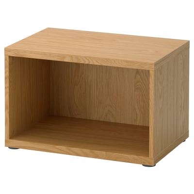 BESTÅ Frame, oak effect, 60x40x38 cm