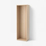 BESTÅ Frame, white stained oak effect, 60x40x192 cm
