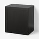 BESTÅ Shelf unit with door, black-brown/Hanviken black-brown, 60x42x64 cm