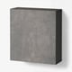 BESTÅ Shelf unit with door, black-brown/Kallviken dark grey, 60x22x64 cm