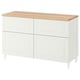 BESTÅ Storage combination w doors/drawers, white/Smeviken/Kabbarp white, 120x42x76 cm