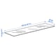 Panelling Effect BESTÅ top panel, brown/walnut effect, 120x42 cm - IKEA
