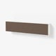 BESTÅ Wall-mounted cabinet combination, white brown/Björköviken stained oak veneer, 180x22x38 cm