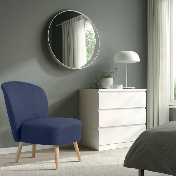BILLHAMN Easy chair, dark blue