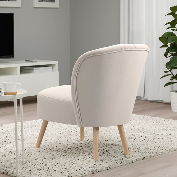 BILLHAMN Easy chair, grey-beige