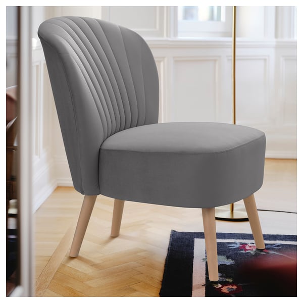BILLHAMN Easy chair, Kallboda dark grey