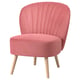 BILLHAMN Easy chair, Kallboda dark pink