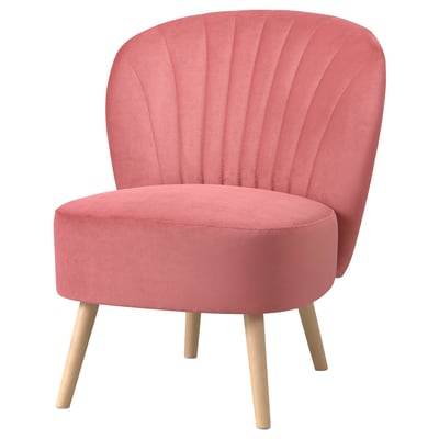 BILLHAMN Easy chair, Kallboda dark pink