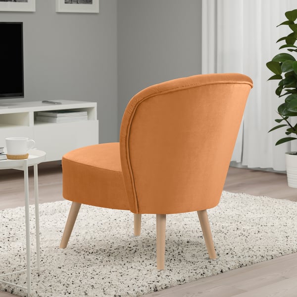 BILLHAMN Easy chair, Kallboda dark yellow