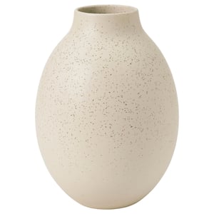 BLODBJÖRK Vase, beige, 25 cm