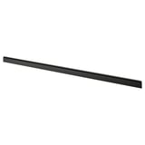 BODBYN Decorative plinth, black, 221x8 cm