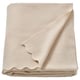 DAGGKÅPOR Throw, light beige, 130x170 cm