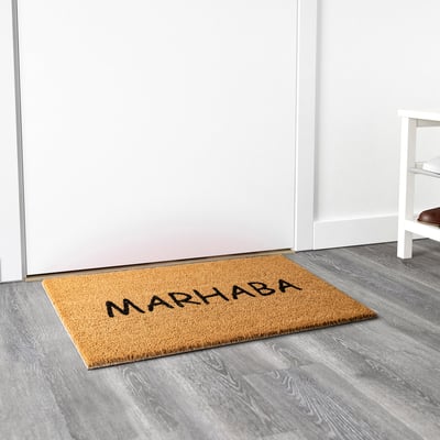 DONSLUND Door mat, natural, 40x70 cm
