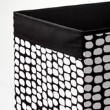 DRÖNA Box, black/white, 33x38x33 cm