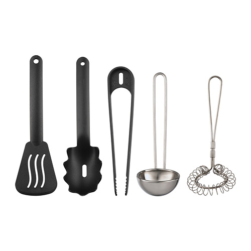 DUKTIG 5-piece toy kitchen utensil set - IKEA
