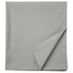 Light grey DVALA fold napkin, square shape, simple hem design, 100% cotton.
