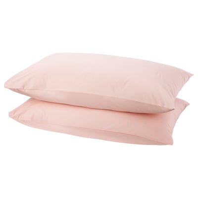 DVALA Pillowcase, light pink, 50x80 cm