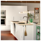 EKBACKEN Worktop, plywood effect/laminate, 246x2.8 cm