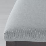 EKEDALEN / EKEDALEN Table and 6 chairs, dark brown/Orrsta light grey, 180/240 cm