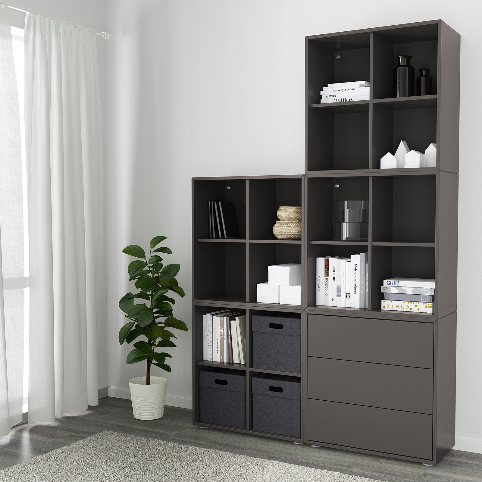 EKET combination with feet dark grey IKEA
