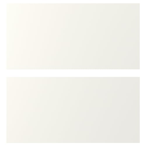 ENHET white cabinet with sleek, smooth surfaces and 10-year guarantee.