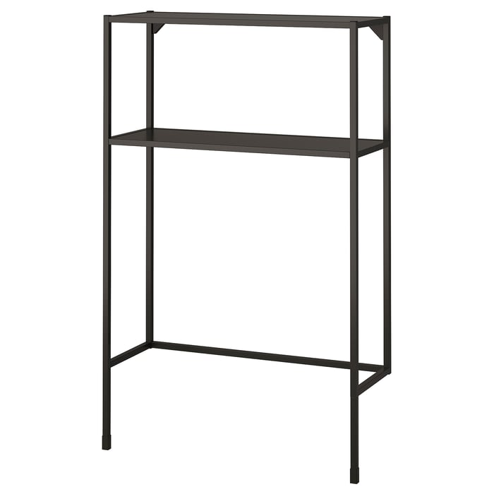 ENHET Frame w shelves for washing machine anthracite IKEA