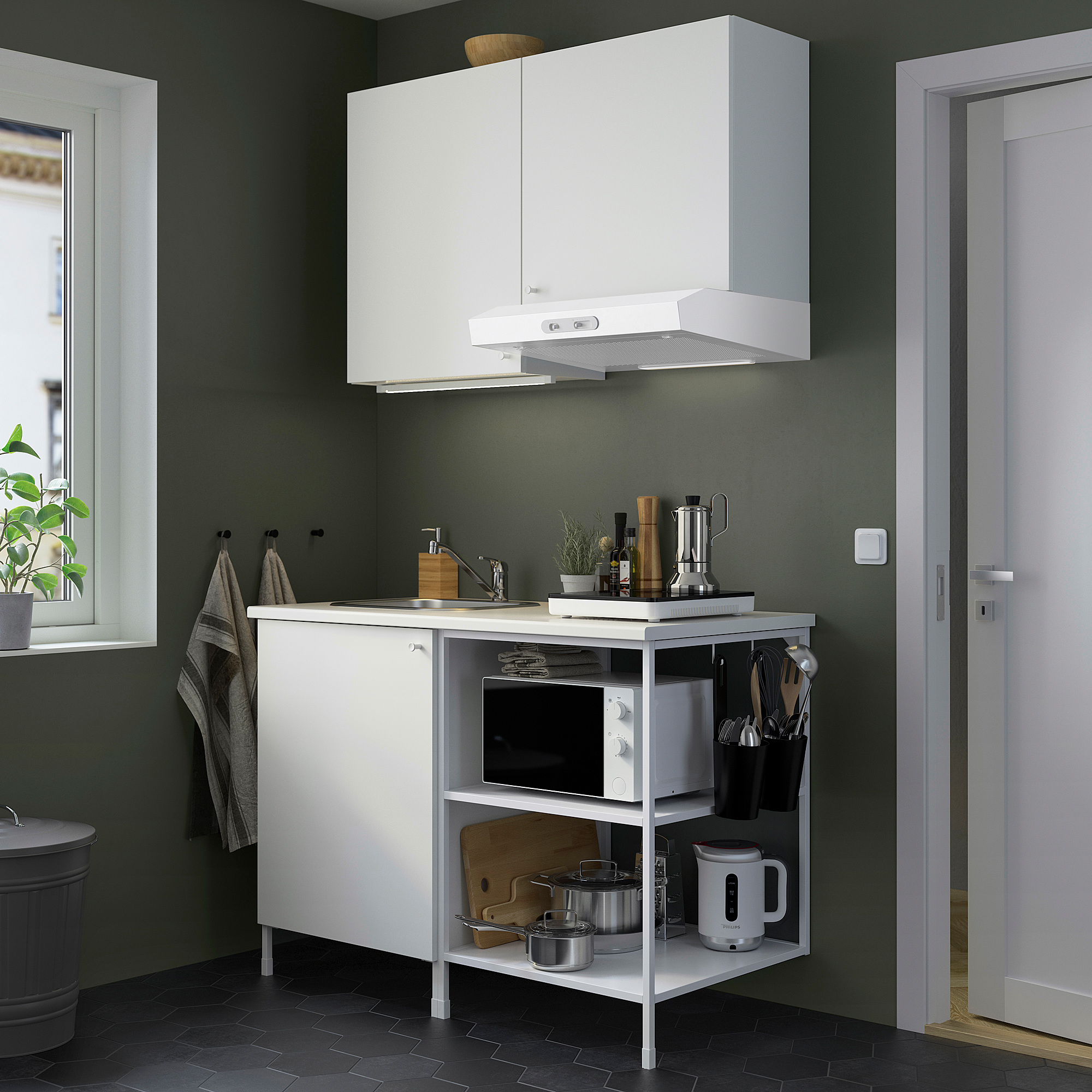 ENHET مطبخ أبيض IKEA