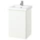ENHET white bathroom cabinet with sink and single chrome tap.