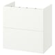 ENHET Wash-stand with drawers, white, 60x42x60 cm