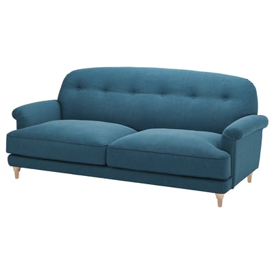ESSEBODA 3-seat sofa, Tallmyra/blue birch