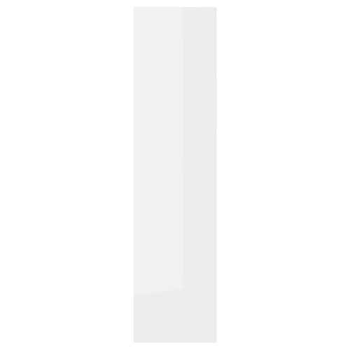 FARDAL wardrobe cover panel, white, glossy plastic, rectangular, minimalist design.