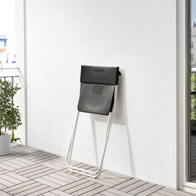 FEJAN Chair, outdoor, foldable grey