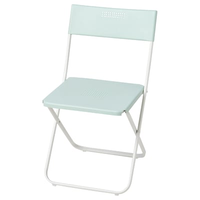FEJAN Chair, outdoor, foldable light green