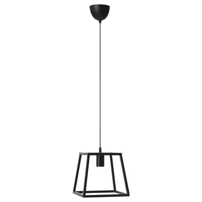FELSISK Pendant lamp, black, 25 cm