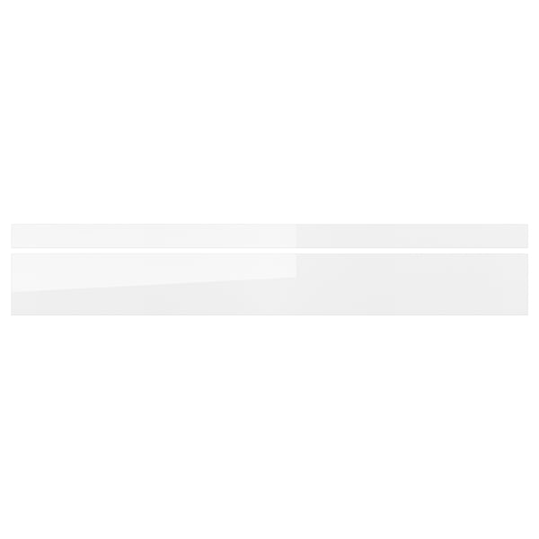 FÖRBÄTTRA Cover panel for lighting, high-gloss white, 221 cm