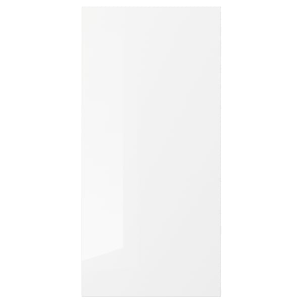 FÖRBÄTTRA Cover panel, high-gloss white, 39x81 cm