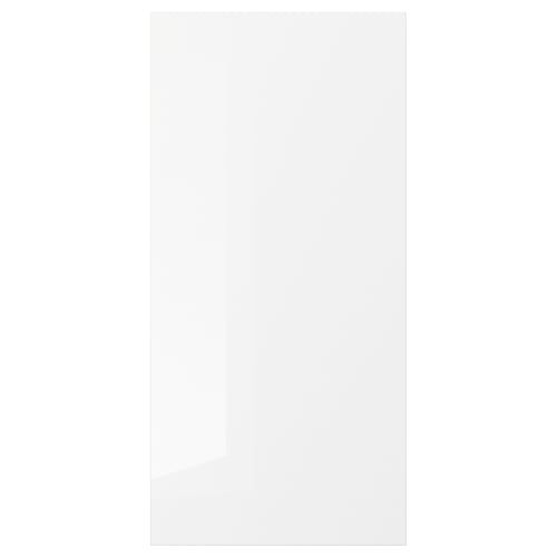 FÖRBÄTTRA Cover panel, high-gloss white, 39x81 cm