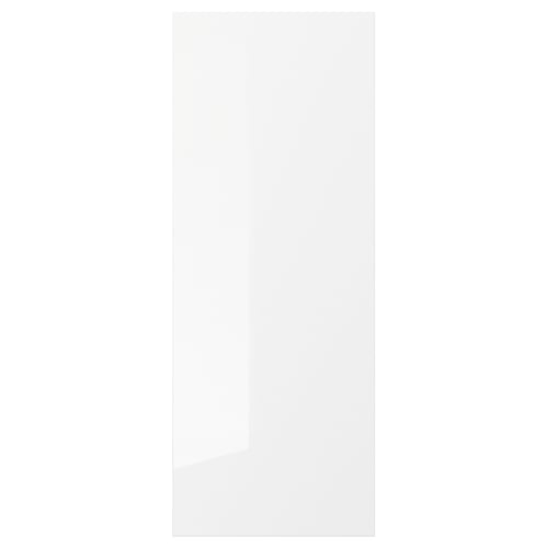 FÖRBÄTTRA Cover panel, high-gloss white, 39x101 cm