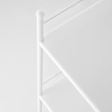 FRÖSJÖN Shelving unit, white, 40x96 cm