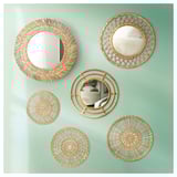 GILLSTAD Wall decoration, set of 3, sedge handmade