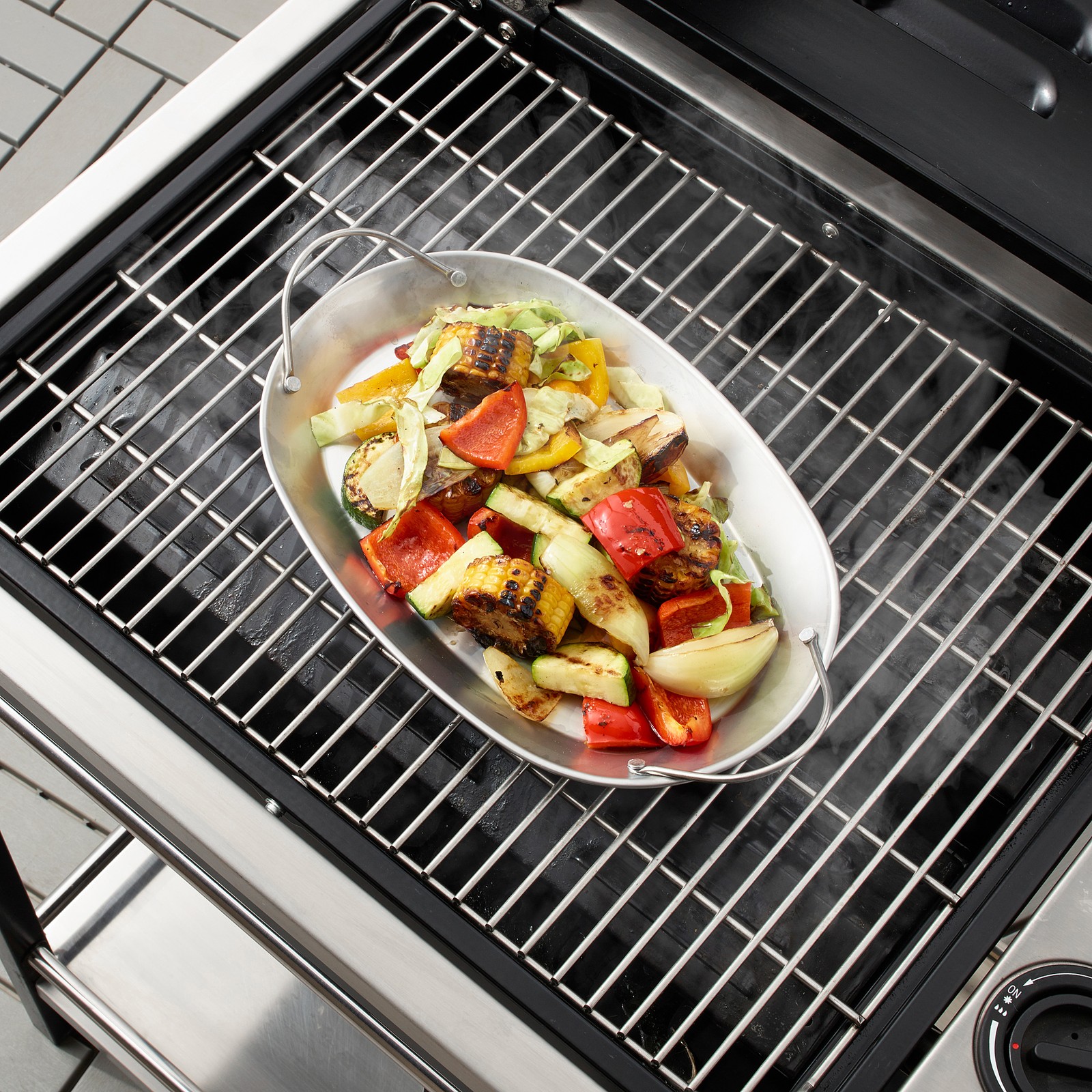 GRILLTIDER Barbecue tray stainless steel IKEA